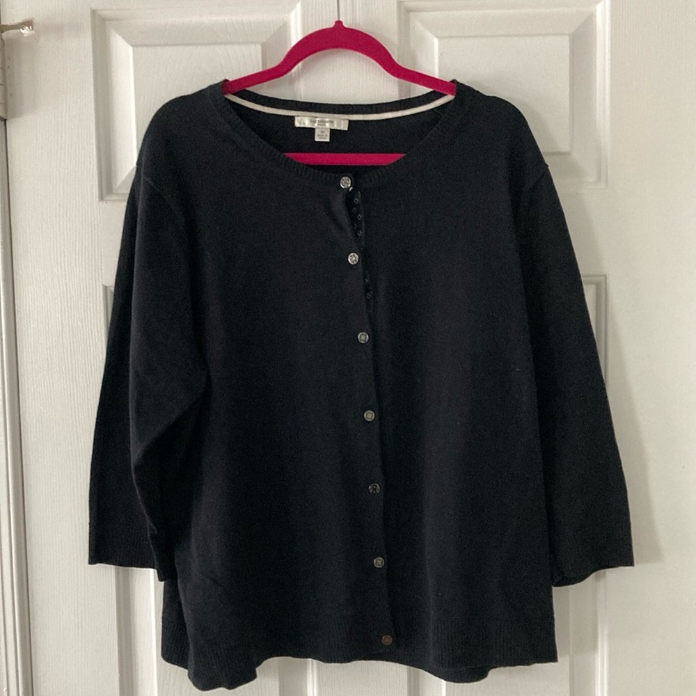 Liz Claiborne Black Cardigan Sweater